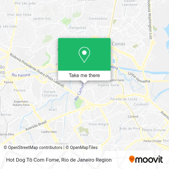 Hot Dog Tô Com Fome map