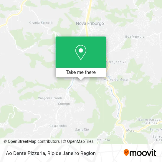 Ao Dente Pizzaria map