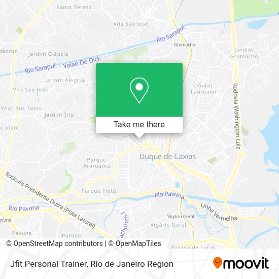 Jfit Personal Trainer map