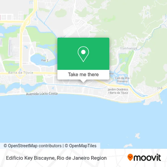Edifício Key Biscayne map