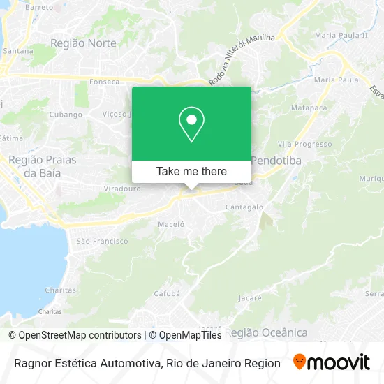 Ragnor Estética Automotiva map