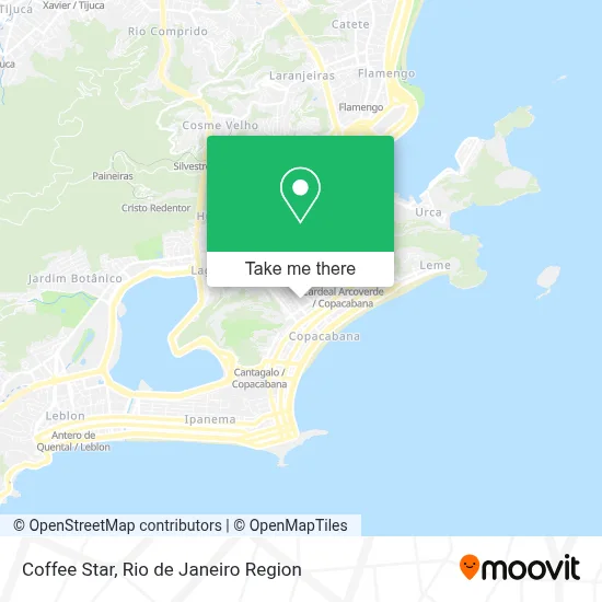 Coffee Star map