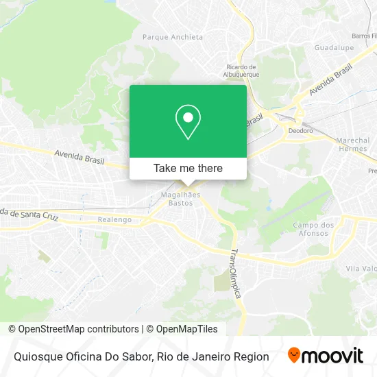 Quiosque Oficina Do Sabor map
