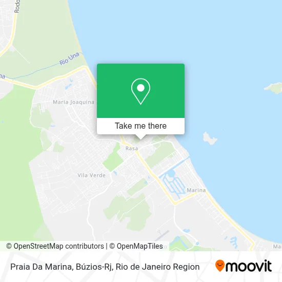 Praia Da Marina, Búzios-Rj map