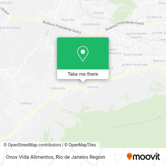 Ovos Vida Alimentos map