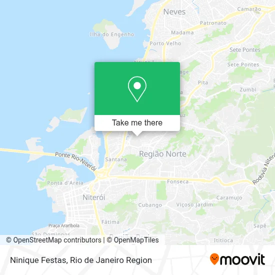 Ninique Festas map