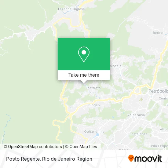 Posto Regente map
