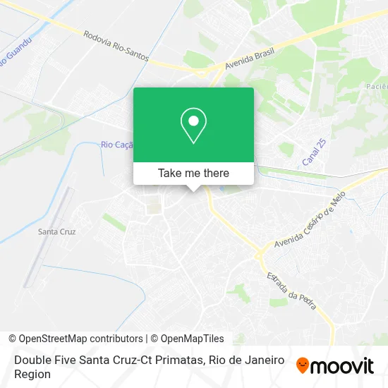 Double Five Santa Cruz-Ct Primatas map