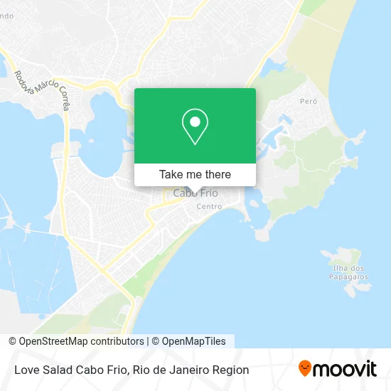 Love Salad Cabo Frio map