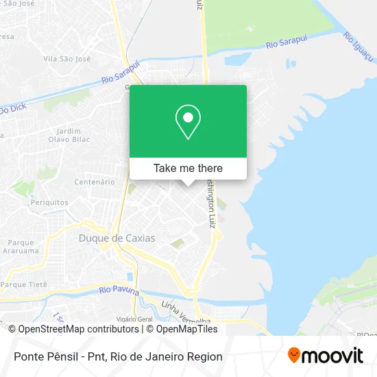Ponte Pênsil - Pnt map