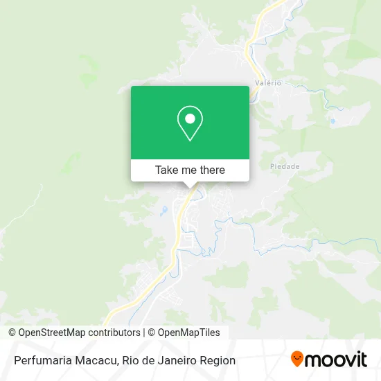 Perfumaria Macacu map