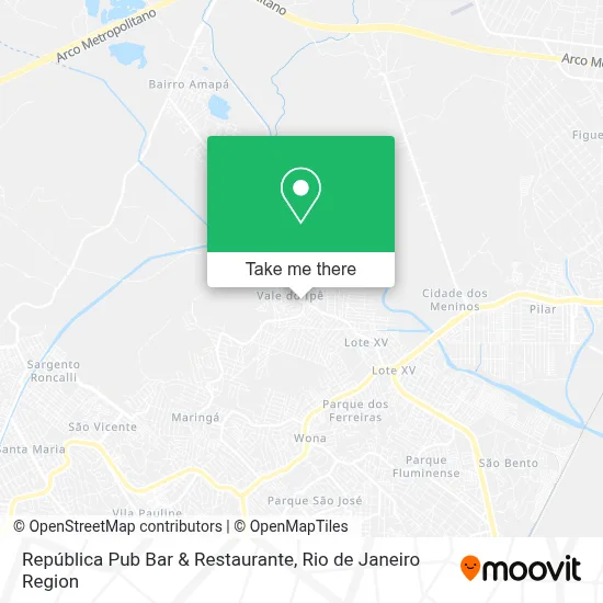 República Pub Bar & Restaurante map