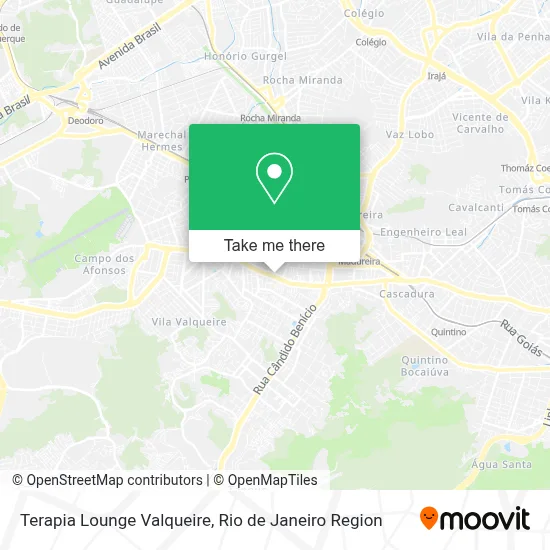 Terapia Lounge Valqueire map