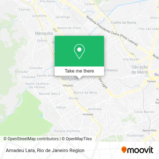 Amadeu Lara map