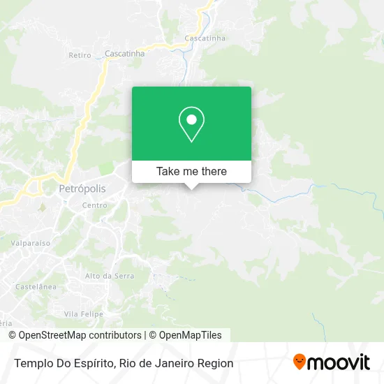 Templo Do Espírito map