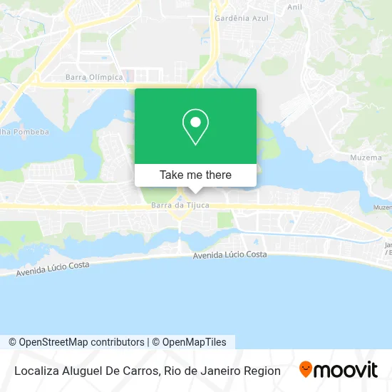 Localiza Aluguel De Carros map