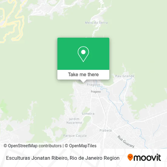 Esculturas Jonatan Ribeiro map