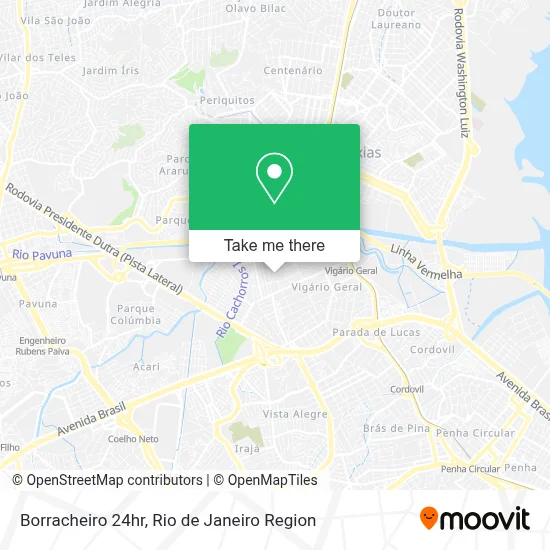 Borracheiro 24hr map
