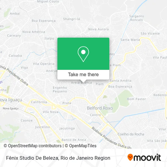 Fênix Studio De Beleza map