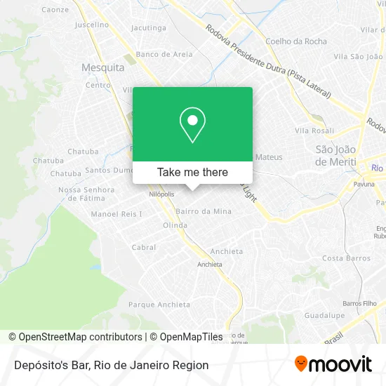 Depósito's Bar map