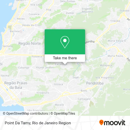 Point Da Tamy map