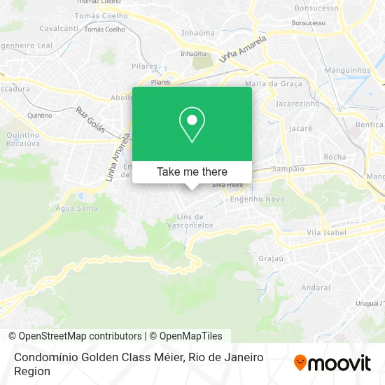 Condomínio Golden Class Méier map