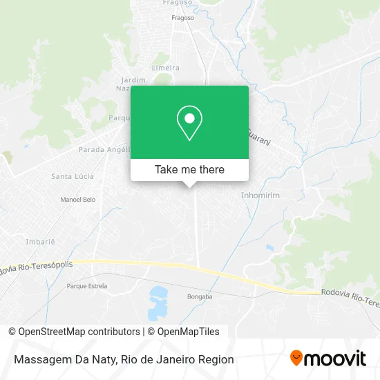 Massagem Da Naty map