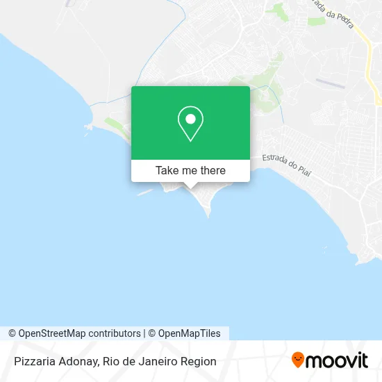 Pizzaria Adonay map