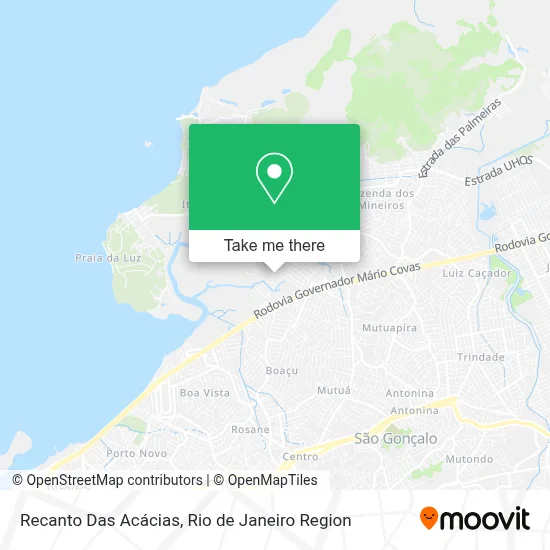 Recanto Das Acácias map