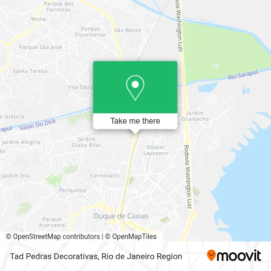 Tad Pedras Decorativas map