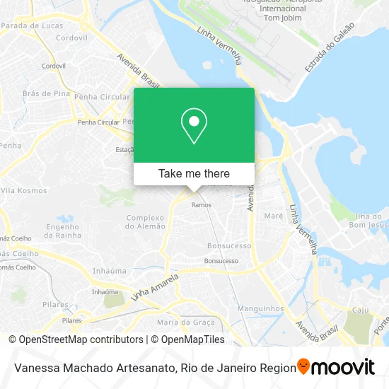 Vanessa Machado Artesanato map