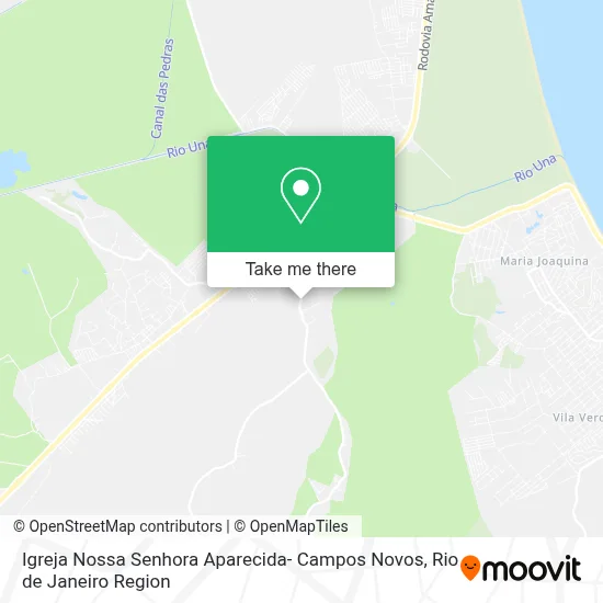 Igreja Nossa Senhora Aparecida- Campos Novos map