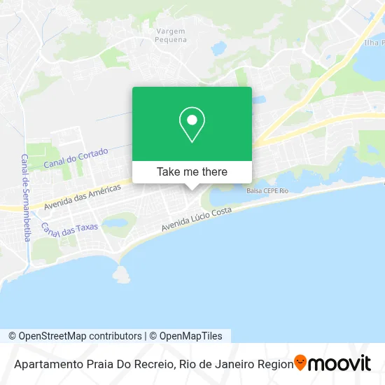 Apartamento Praia Do Recreio map