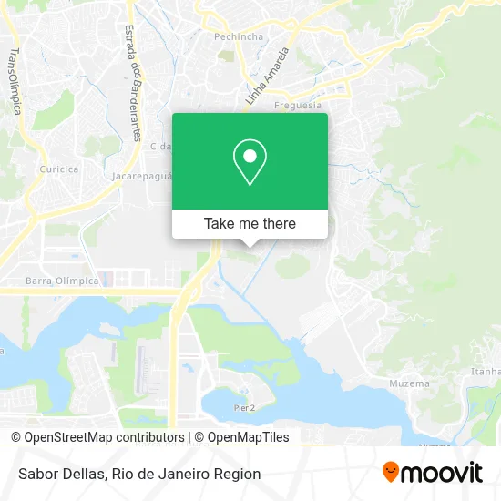 Sabor Dellas map