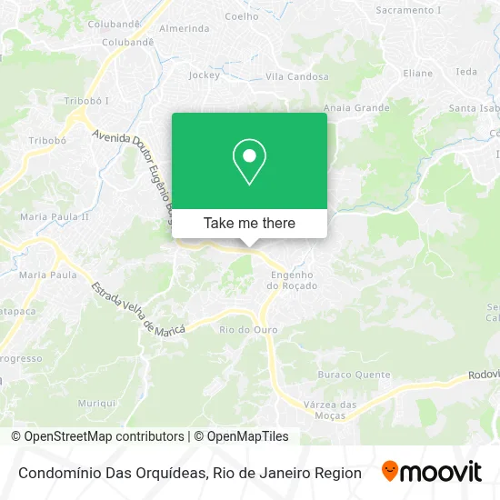 Condomínio Das Orquídeas map