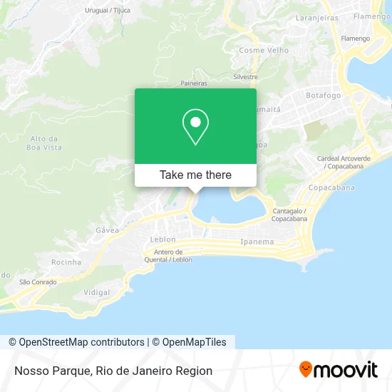 Nosso Parque map