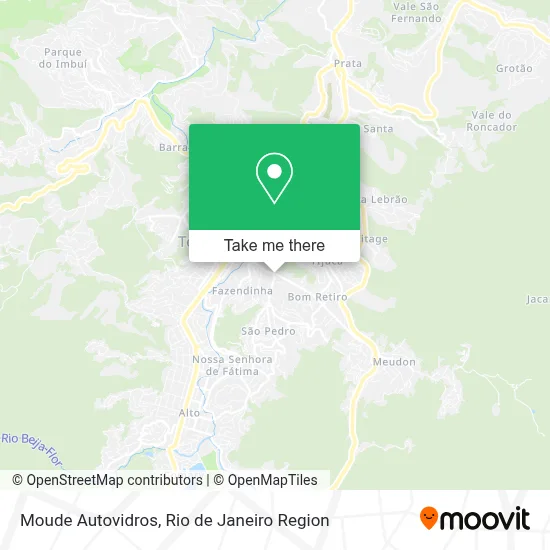 Moude Autovidros map