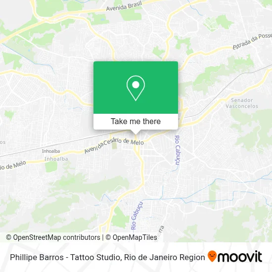 Phillipe Barros - Tattoo Studio map