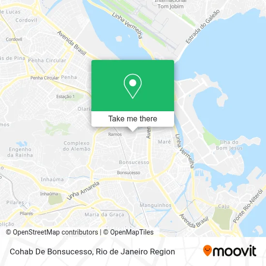Cohab De Bonsucesso map