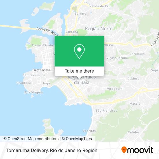 Tomaruma Delivery map