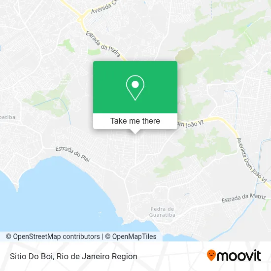 Sitio Do Boi map