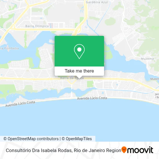 Consultório Dra Isabela Rodas map