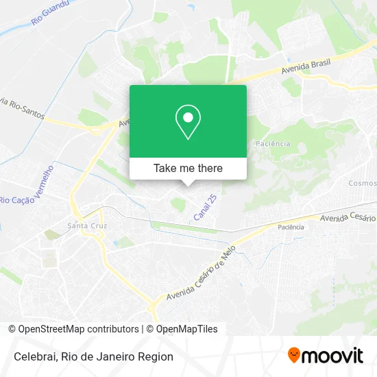 Celebrai map