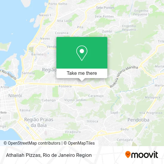 Athaliah Pizzas map