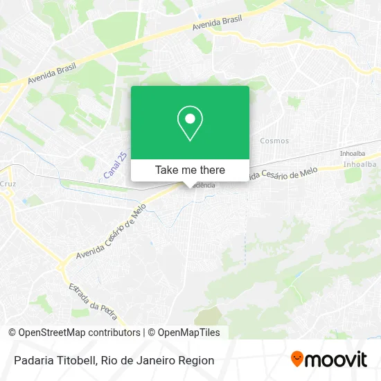 Padaria Titobell map