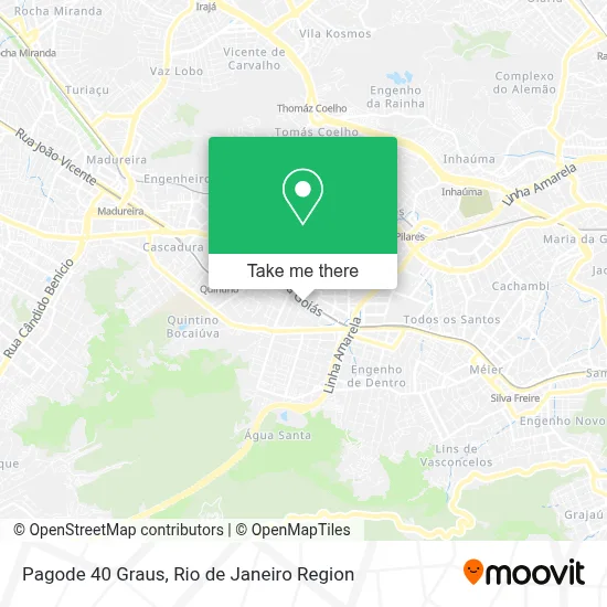 Pagode 40 Graus map