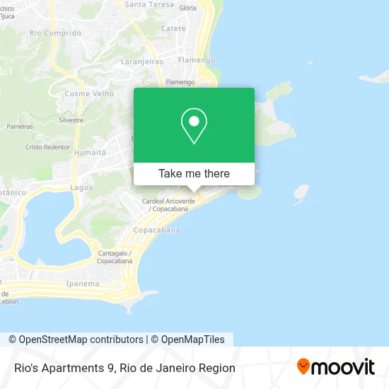 Rio's Apartments 9 map