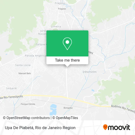 Upa De Piabetá map