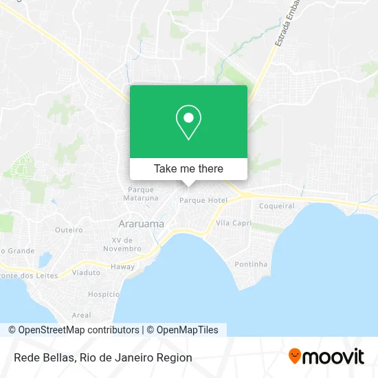 Rede Bellas map