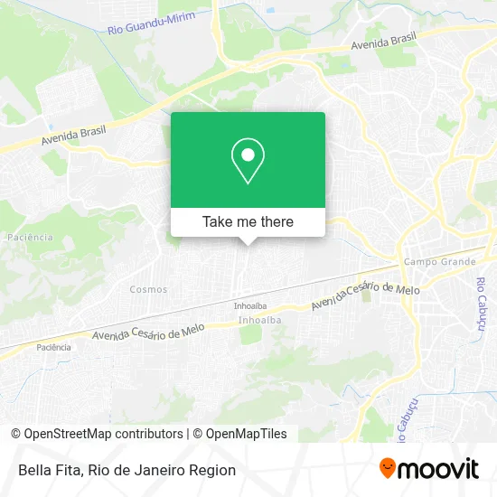 Bella Fita map
